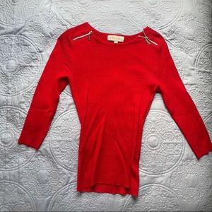 Philosophy Zipper Decal Top